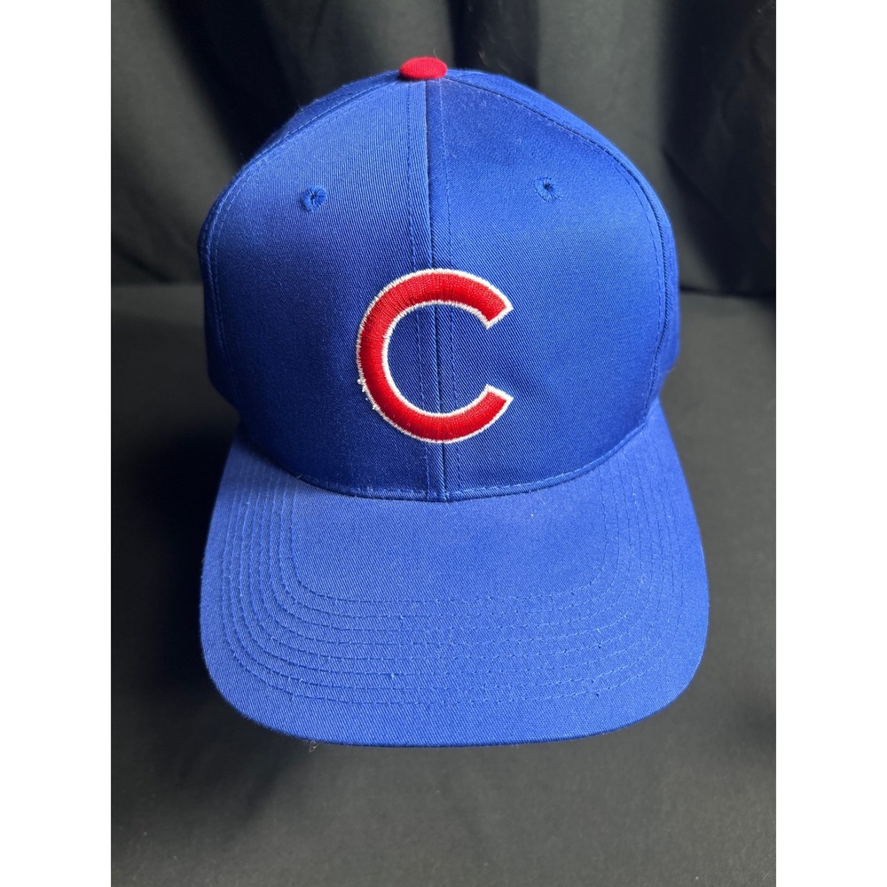 Outdoor Cap Chicago Cubs MLB Snapback Hat Blue Red Embroidered Logo One Size
